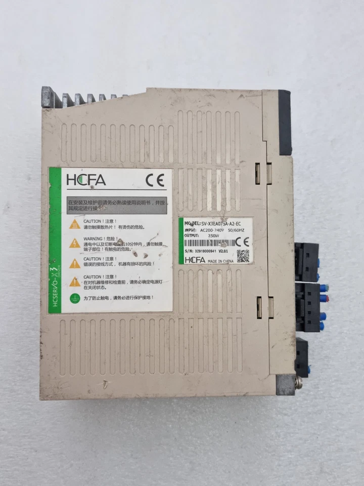 HCFA SV-X3EA075A-A2-EC 750W X3 AC SERVO DRIVE 200-240VAC SVX3EA075AA2EC